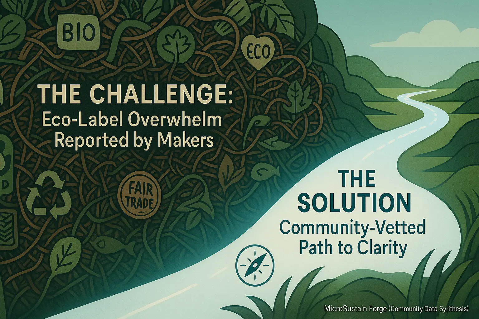 Clear path through a confusing eco-label jungle, offering makers clarity and guidance on certifications.
